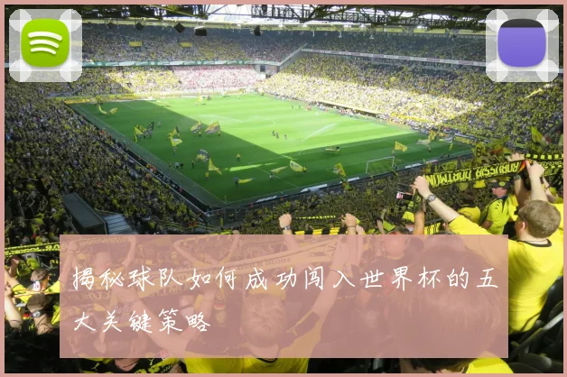 揭秘球队如何成功闯入世界杯的五大关键策略